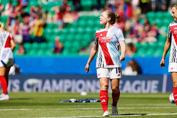 Kim Little, UEFA Şampiyonlar Ligi 2025 final maçında Estadio Jose Alvalade 'de Arsenal FC ve FC Barcelona arasında görüldü (Maciej Rogowski)