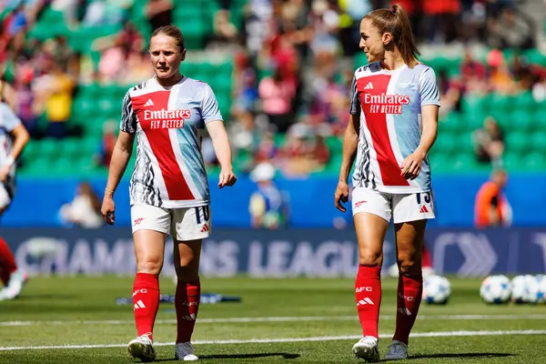 Kim Little, UEFA Şampiyonlar Ligi 2025 final maçında Estadio Jose Alvalade 'de Arsenal FC ve FC Barcelona arasında görüldü (Maciej Rogowski)