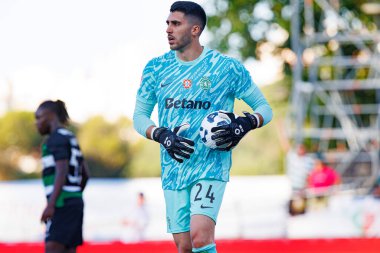 Rui Silva, SL Benfica ve Sporting CP (Maciej Rogowski) takımları arasında oynanan Taca de Portugal 2025 final maçında görüldü.)