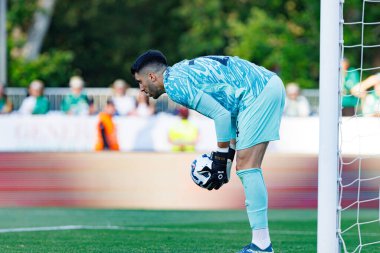 Rui Silva, SL Benfica ve Sporting CP (Maciej Rogowski) takımları arasında oynanan Taca de Portugal 2025 final maçında görüldü.)