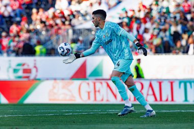 Rui Silva, SL Benfica ve Sporting CP (Maciej Rogowski) takımları arasında oynanan Taca de Portugal 2025 final maçında görüldü.)