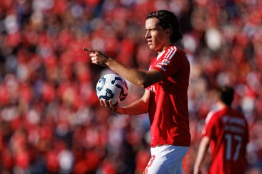 Alvaro Carreras, SL Benfica ve Sporting CP (Maciej Rogowski) takımları arasında oynanan Taca de Portugal 2025 final maçında görüldü.)