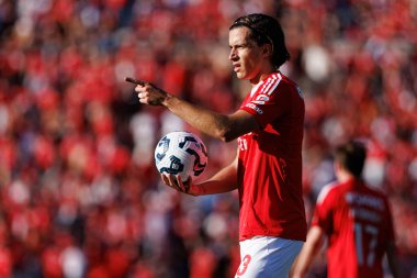 Alvaro Carreras, SL Benfica ve Sporting CP (Maciej Rogowski) takımları arasında oynanan Taca de Portugal 2025 final maçında görüldü.)