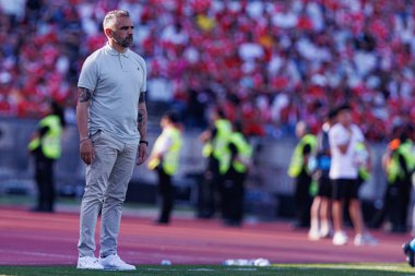 Rui Borges, SL Benfica ve Sporting CP (Maciej Rogowski) takımları arasında oynanan Taca de Portugal 2025 final maçında görüldü.)