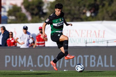 Pedro Goncalf, SL Benfica ve Sporting CP (Maciej Rogowski) takımları arasında oynanan Taca de Portugal 2025 final maçında görüldü.)