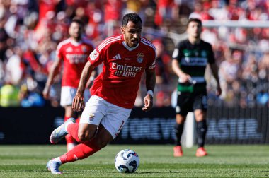 Vangelis Pavlidis, SL Benfica ve Sporting CP (Maciej Rogowski) takımları arasında oynanan Taca de Portugal 2025 final maçında görüldü.)
