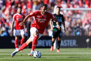 Vangelis Pavlidis, SL Benfica ve Sporting CP (Maciej Rogowski) takımları arasında oynanan Taca de Portugal 2025 final maçında görüldü.)