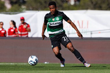 SL Benfica ve Sporting CP (Maciej Rogowski) takımları arasında oynanan Taca de Portugal 2025 final maçı sırasında görülen Geny Catamo)