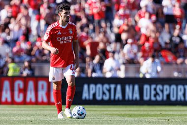 Tomas Araujo, SL Benfica ve Sporting CP (Maciej Rogowski) takımları arasında oynanan Taca de Portugal 2025 final maçında görüldü.)