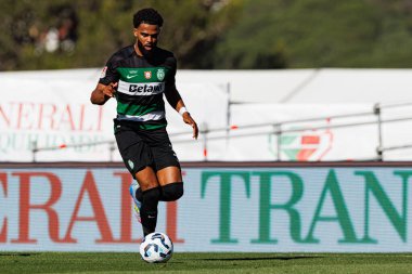 Jeremiah St. Juste Taca de Portugal 2025 final maçında SL Benfica ve Sporting CP (Maciej Rogowski) takımları arasında görüldü.)