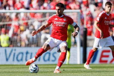 Nicolas Otamendi, SL Benfica ve Sporting CP (Maciej Rogowski) takımları arasında oynanan Taca de Portugal 2025 final maçında görüldü.)