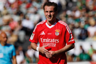 Kerem Akturkoglu, SL Benfica ve Sporting CP (Maciej Rogowski) takımları arasında oynanan Taca de Portugal 2025 final maçında görüldü.)