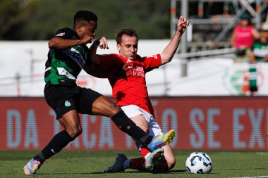 Cin Catamo ve Kerem Akturkoglu, SL Benfica ve Sporting CP (Maciej Rogowski) takımları arasında oynanan Taca de Portugal 2025 final maçında görüldü.)