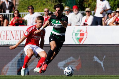 Samuel Dahl ve Francisco Trincao Taca de Portugal 2025 final maçında SL Benfica ve Sporting CP (Maciej Rogowski)