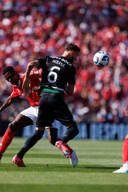 Zeno Tartışma Taca de Portugal 2025 final maçında SL Benfica ve Sporting CP (Maciej Rogowski)