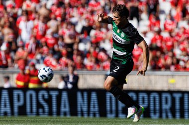 Eduardo Quaresma, SL Benfica ve Sporting CP (Maciej Rogowski) takımları arasında oynanan Taca de Portugal 2025 final maçında görüldü.)