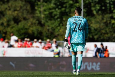 Rui Silva, SL Benfica ve Sporting CP (Maciej Rogowski) takımları arasında oynanan Taca de Portugal 2025 final maçında görüldü.)