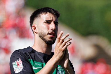 Goncalo Inacio Taca de Portugal 2025 final maçında SL Benfica ve Sporting CP (Maciej Rogowski)