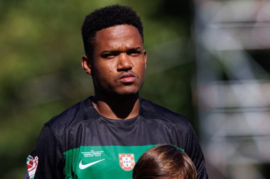 SL Benfica ve Sporting CP (Maciej Rogowski) takımları arasında oynanan Taca de Portugal 2025 final maçı sırasında görülen Geny Catamo)