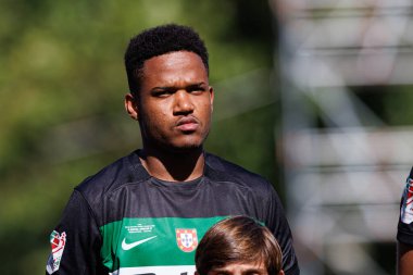 SL Benfica ve Sporting CP (Maciej Rogowski) takımları arasında oynanan Taca de Portugal 2025 final maçı sırasında görülen Geny Catamo)