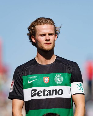 Morten Hjulmand, SL Benfica ve Sporting CP (Maciej Rogowski) takımları arasında oynanan Taca de Portugal 2025 final maçında görüldü.)