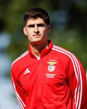 Antonio Silva, SL Benfica ve Sporting CP (Maciej Rogowski) takımları arasında oynanan Taca de Portugal 2025 final maçında görüldü.)