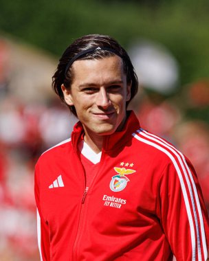 Alvaro Carreras, SL Benfica ve Sporting CP (Maciej Rogowski) takımları arasında oynanan Taca de Portugal 2025 final maçında görüldü.)