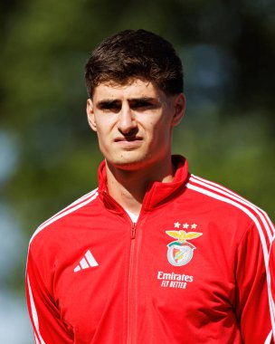 Antonio Silva, SL Benfica ve Sporting CP (Maciej Rogowski) takımları arasında oynanan Taca de Portugal 2025 final maçında görüldü.)