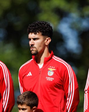 Tomas Araujo, SL Benfica ve Sporting CP (Maciej Rogowski) takımları arasında oynanan Taca de Portugal 2025 final maçında görüldü.)