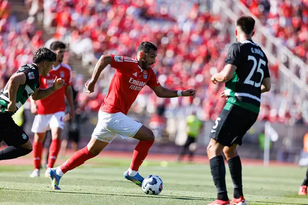 Vangelis Pavlidis, SL Benfica ve Sporting CP (Maciej Rogowski) takımları arasında oynanan Taca de Portugal 2025 final maçında görüldü.)