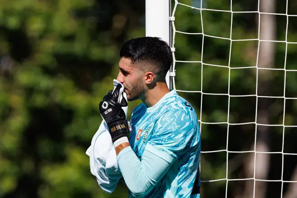 Rui Silva, SL Benfica ve Sporting CP (Maciej Rogowski) takımları arasında oynanan Taca de Portugal 2025 final maçında görüldü.)