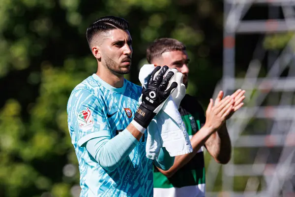 Rui Silva, SL Benfica ve Sporting CP (Maciej Rogowski) takımları arasında oynanan Taca de Portugal 2025 final maçında görüldü.)