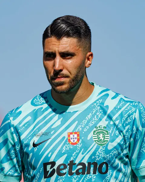 Rui Silva, SL Benfica ve Sporting CP (Maciej Rogowski) takımları arasında oynanan Taca de Portugal 2025 final maçında görüldü.)