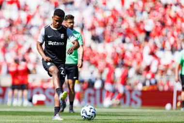 SL Benfica ve Sporting CP (Maciej Rogowski) takımları arasında oynanan Taca de Portugal 2025 final maçı sırasında görülen Geny Catamo)