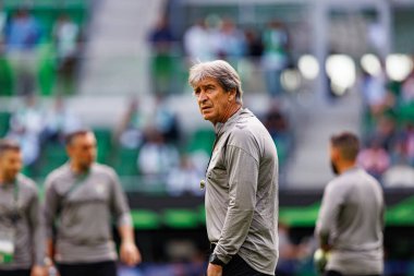 Manuel Pellegrini UEFA Konferans Ligi 2025 final maçından önce Real Betis Balompie ve Chelsea FC (Maciej Rogowski)