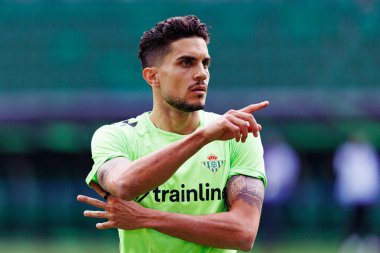 Marc Bartra UEFA Konferans Ligi 2025 final maçından önce Real Betis Balompie ve Chelsea FC (Maciej Rogowski)