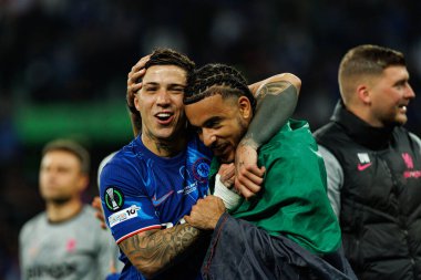 Enzo Fernandez ve Malo Gusto, Real Betis Balompie ile Chelsea FC (Maciej Rogowski)