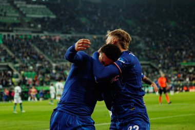 Jadon Sancho ve Kiernan Dewsbury-Hall UEFA Konferans Ligi 2025 final maçında Real Betis Balompie ve Chelsea FC (Maciej Rogowski)