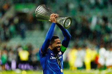 Reece James, Real Betis Balompie ve Chelsea FC (Maciej Rogowski) arasında oynanan UEFA Konferans Ligi 2025 final maçında görüldü.)