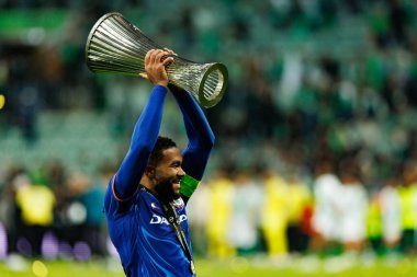 Reece James, Real Betis Balompie ve Chelsea FC (Maciej Rogowski) arasında oynanan UEFA Konferans Ligi 2025 final maçında görüldü.)