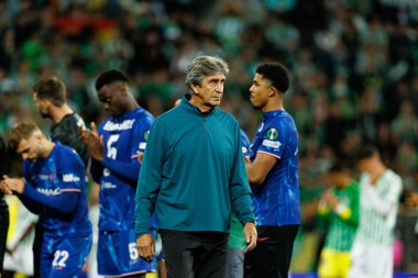 Manuel Pellegrini UEFA Konferans Ligi 2025 final maçında Real Betis Balompie ve Chelsea FC (Maciej Rogowski)