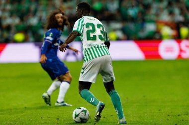 Youssouf Sabaly UEFA Konferans Ligi 2025 final maçında Real Betis Balompie ve Chelsea FC (Maciej Rogowski)