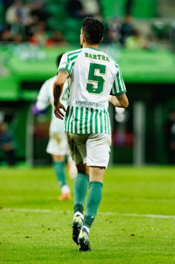 Marc Bartra, Real Betis Balompie ve Chelsea FC (Maciej Rogowski) arasında oynanan UEFA Konferans Ligi 2025 final maçında görüldü.)