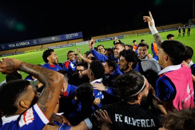 FC Alverca oyuncuları Liga Portekiz 2 maçında FC Alverca ve Portimonense SC (Maciej Rogowski)