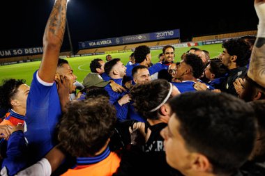 FC Alverca oyuncuları Liga Portekiz 2 maçında FC Alverca ve Portimonense SC (Maciej Rogowski)