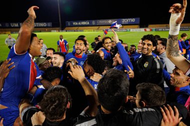 FC Alverca oyuncuları Liga Portekiz 2 maçında FC Alverca ve Portimonense SC (Maciej Rogowski)