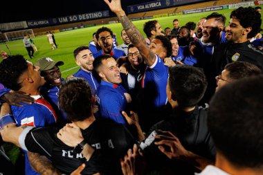 FC Alverca oyuncuları Liga Portekiz 2 maçında FC Alverca ve Portimonense SC (Maciej Rogowski)