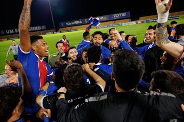 FC Alverca oyuncuları Liga Portekiz 2 maçında FC Alverca ve Portimonense SC (Maciej Rogowski)