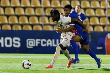 Kelechi Christian John ve Ageu Liga Portekiz 2 maçında FC Alverca ve Portimonense SC (Maciej Rogowski)