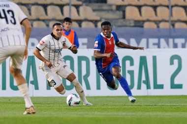Ruan ve Brenner Lucas, Liga Portekiz 2 maçında FC Alverca ve Portimonense SC (Maciej Rogowski)